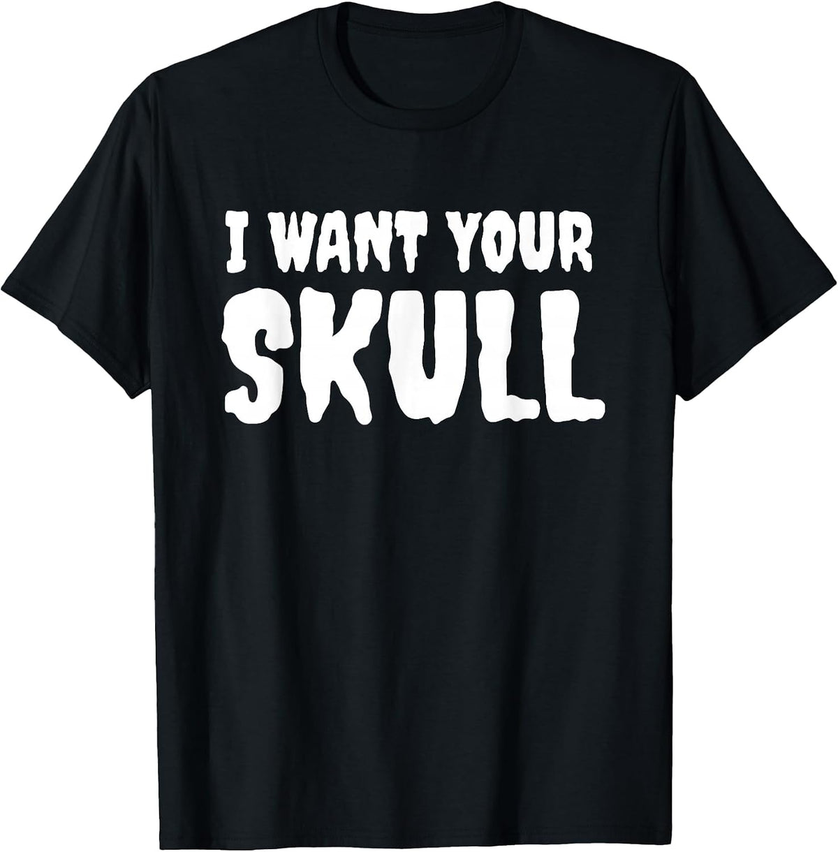 Pastel Goth Punk Misfit I Want Your Skull T Shirt T-Shirt - Black