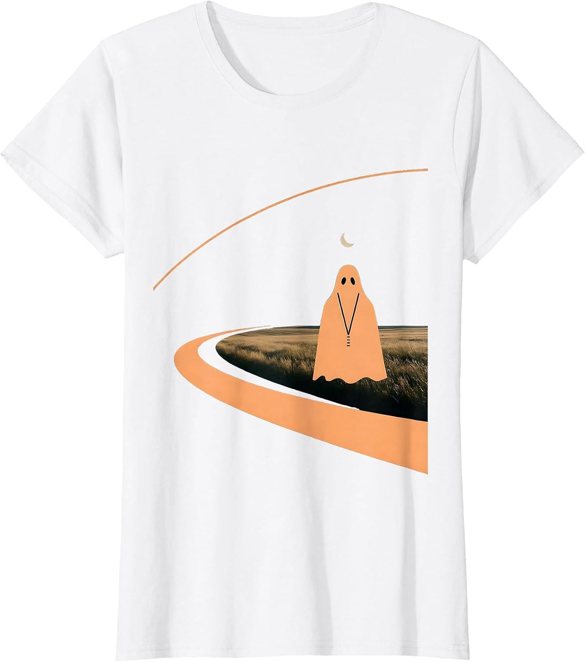 Women's Para Normal Activities Ghost Halloween Paraprofessional T-Shirt - White