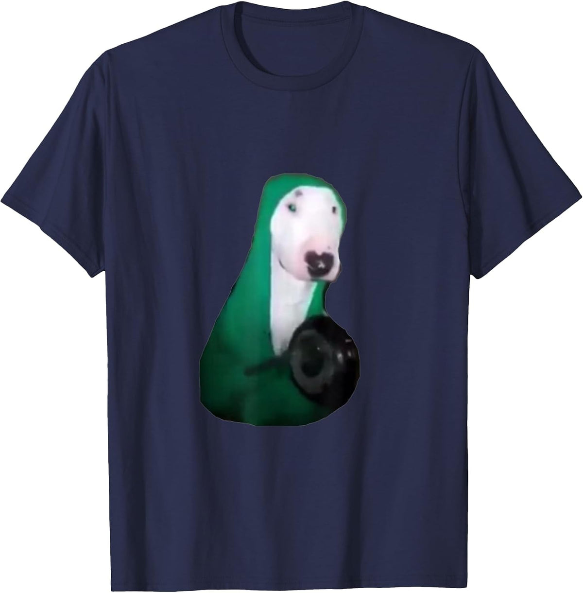 Funny Walter Dog Meme Bull Terrier Walter My Beloved T-Shirt - Navy Blue