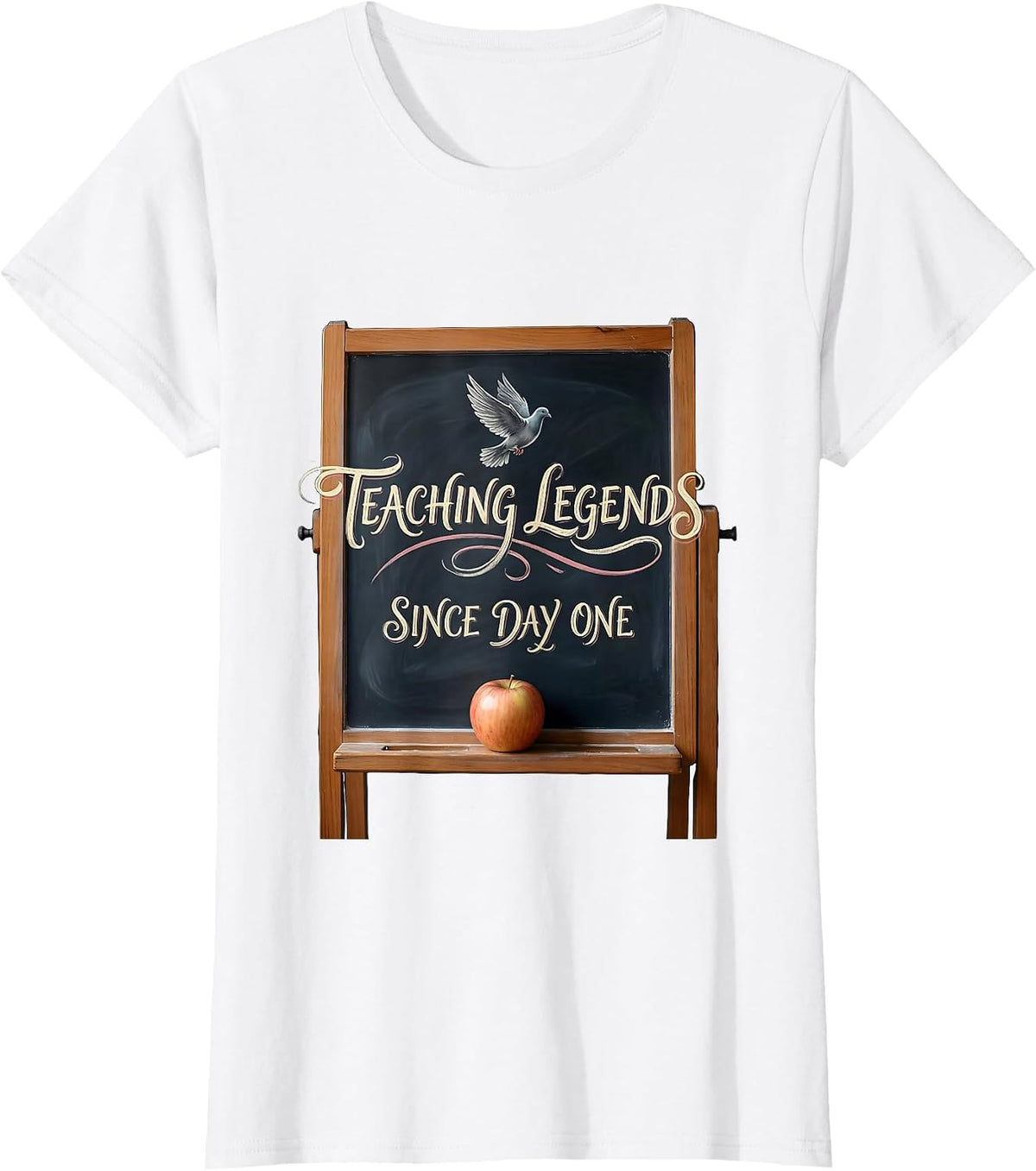 Teaching Legends Since Day One 1st Grade Teacher T-Shirt - White