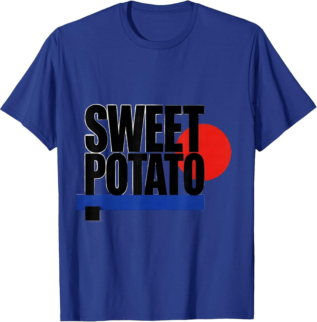 Sweet Potato Funny Grouchy Potato Couple Thanksgiving Humor T-Shirt - Royal Blue