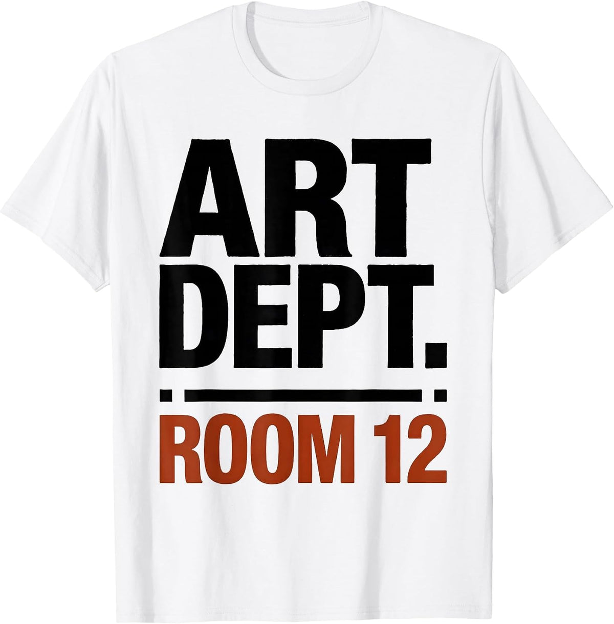 Men's Art Dept Room 12 Back To School Art Teacher Artist T-Shirt - White