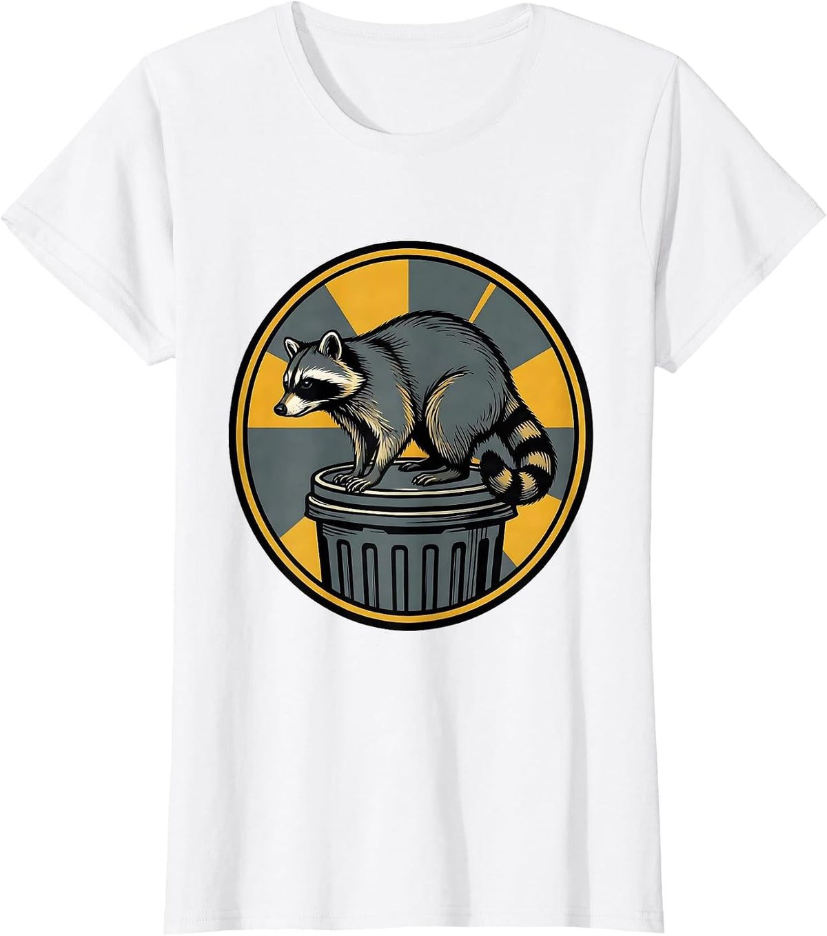 Jimothy Raccoon Funny Viral Meme Trash Panda Wildlife T-Shirt - White