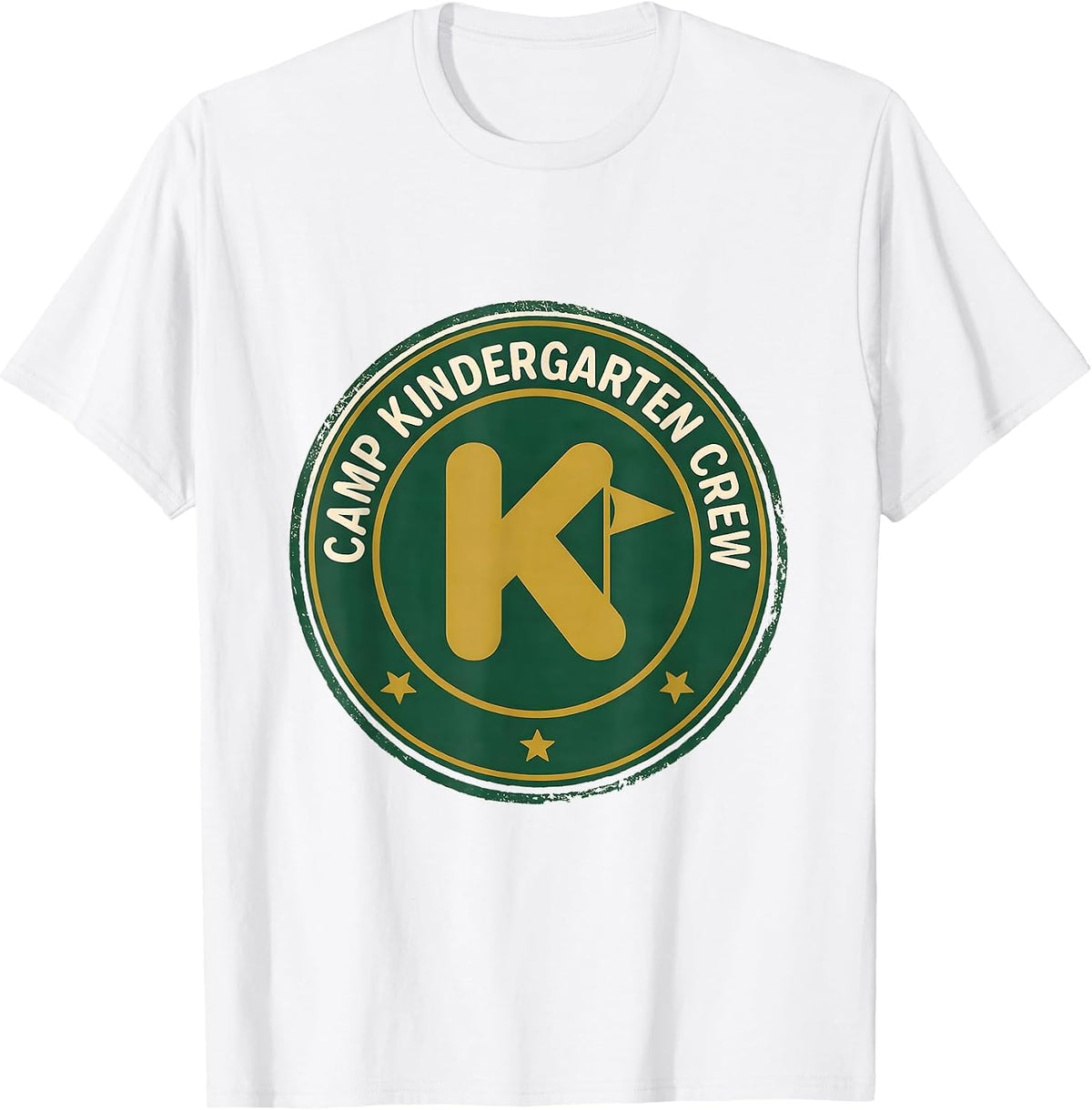 Men's Camp Kindergarten Crew Cute Kindergarten Teacher Back T-Shirt - White