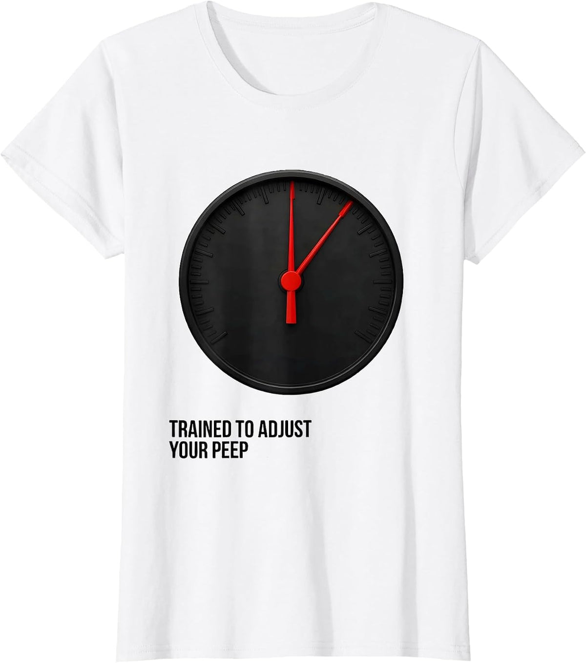Women's Trained To Adjust Your PEEP Funny Respiratory Therapist RT T-Shirt - White