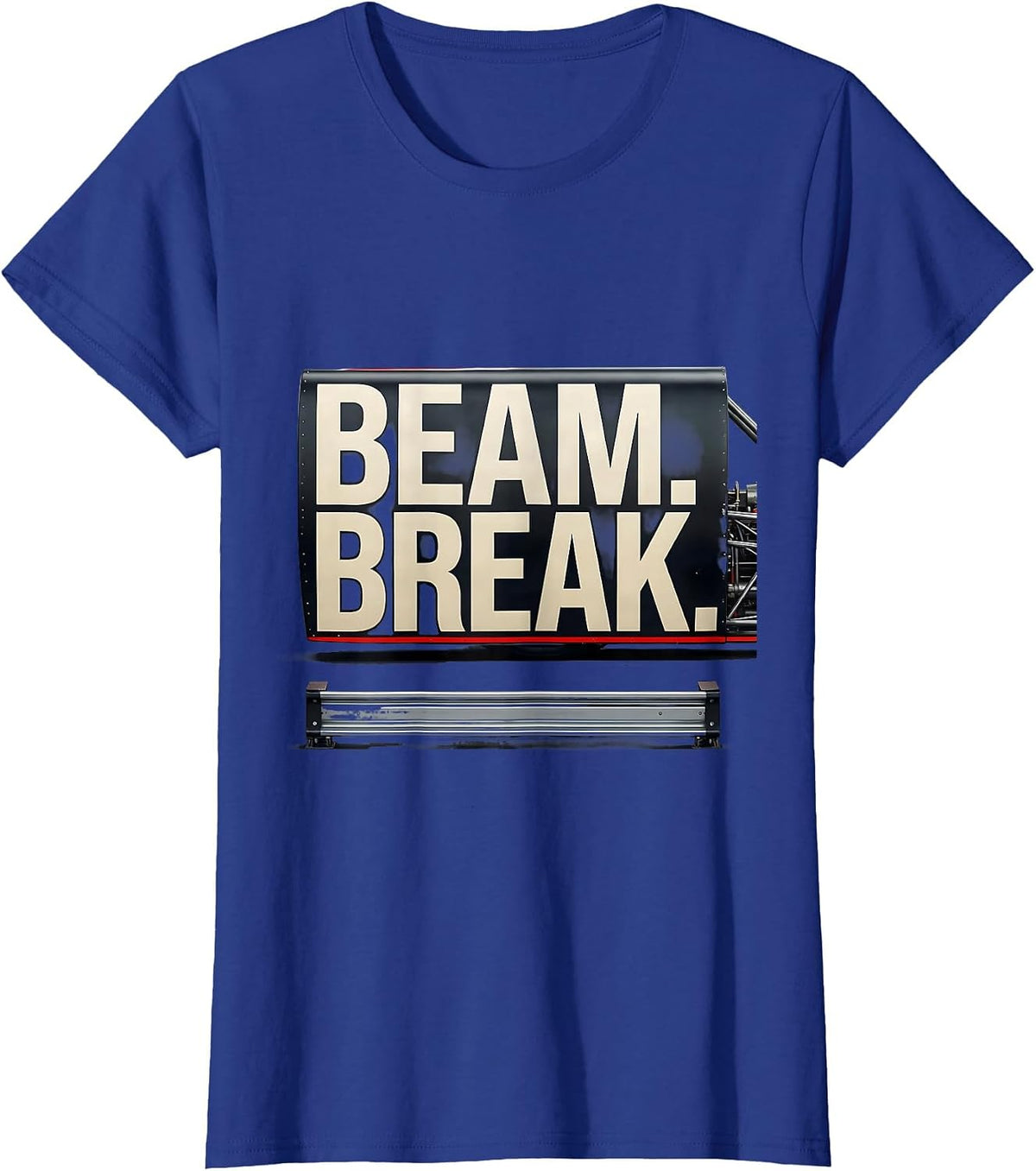 Women's Beam Break Drag Racing RC Car Racing Enthusiast Gift T-Shirt - Royal Blue