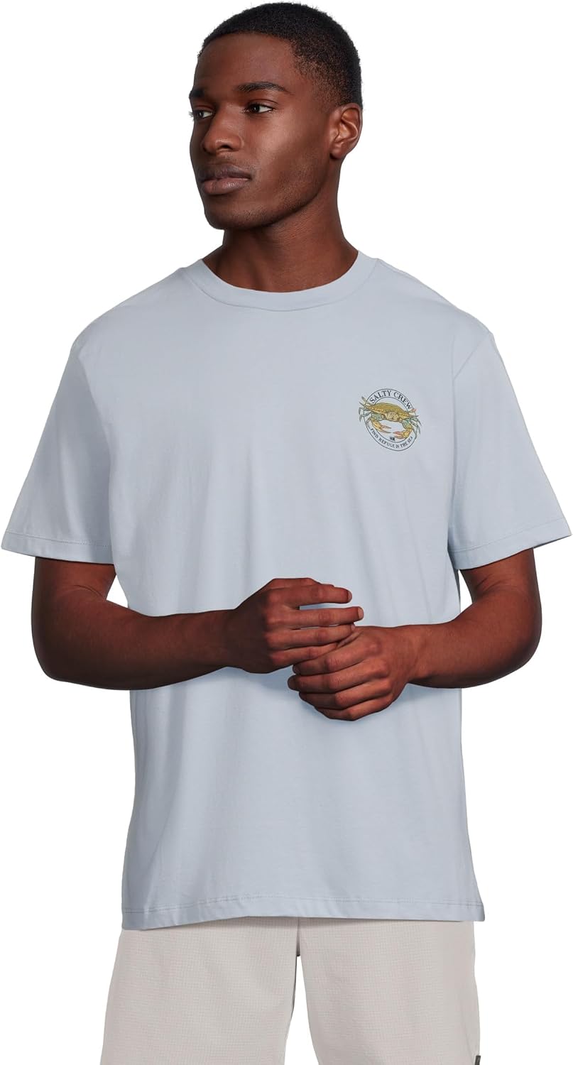 Salty Crew Men's Jimmy Short Sleeve Tee - Blue Fog