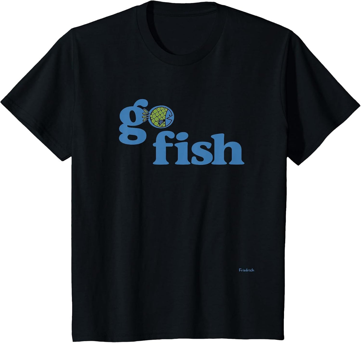 Go Fishing T-Shirt - Black