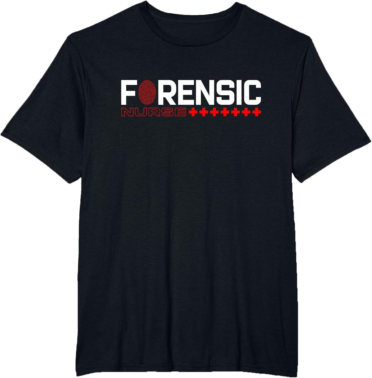 Forensic Nurse Forensic Criminalistics Scientist T-Shirt - Black