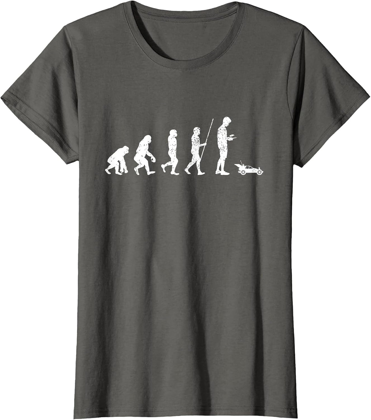 Cool Rc Trucks and Cars Drivers Funny RC Car Racing Racer T-Shirt - Asphalt Grey