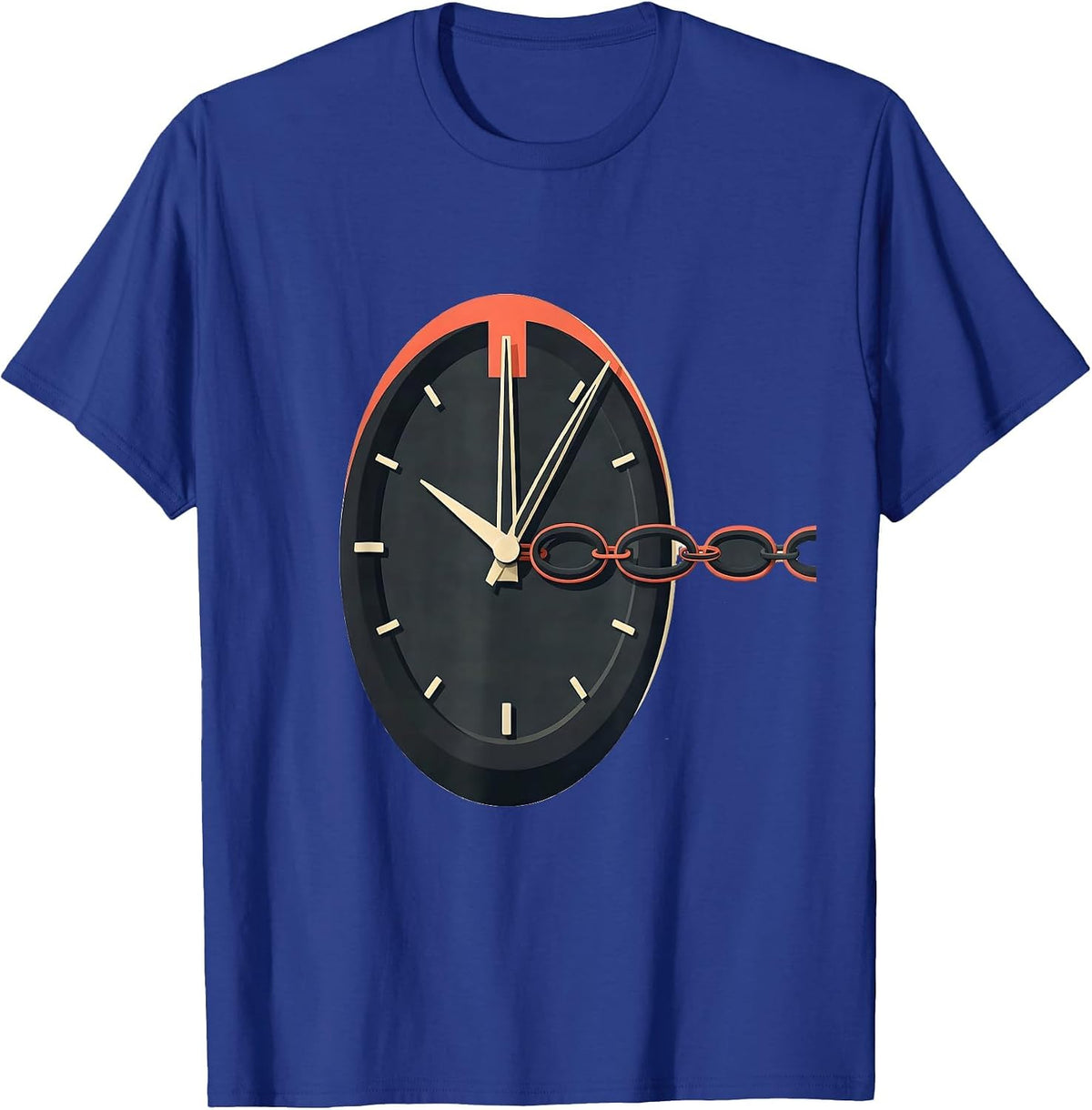 Midnight Family Dial Matching New Year Party T-Shirt - Royal Blue