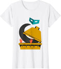 Women's Trash Panda Midcentury Modern Raccoon Meme Humor T-Shirt - White