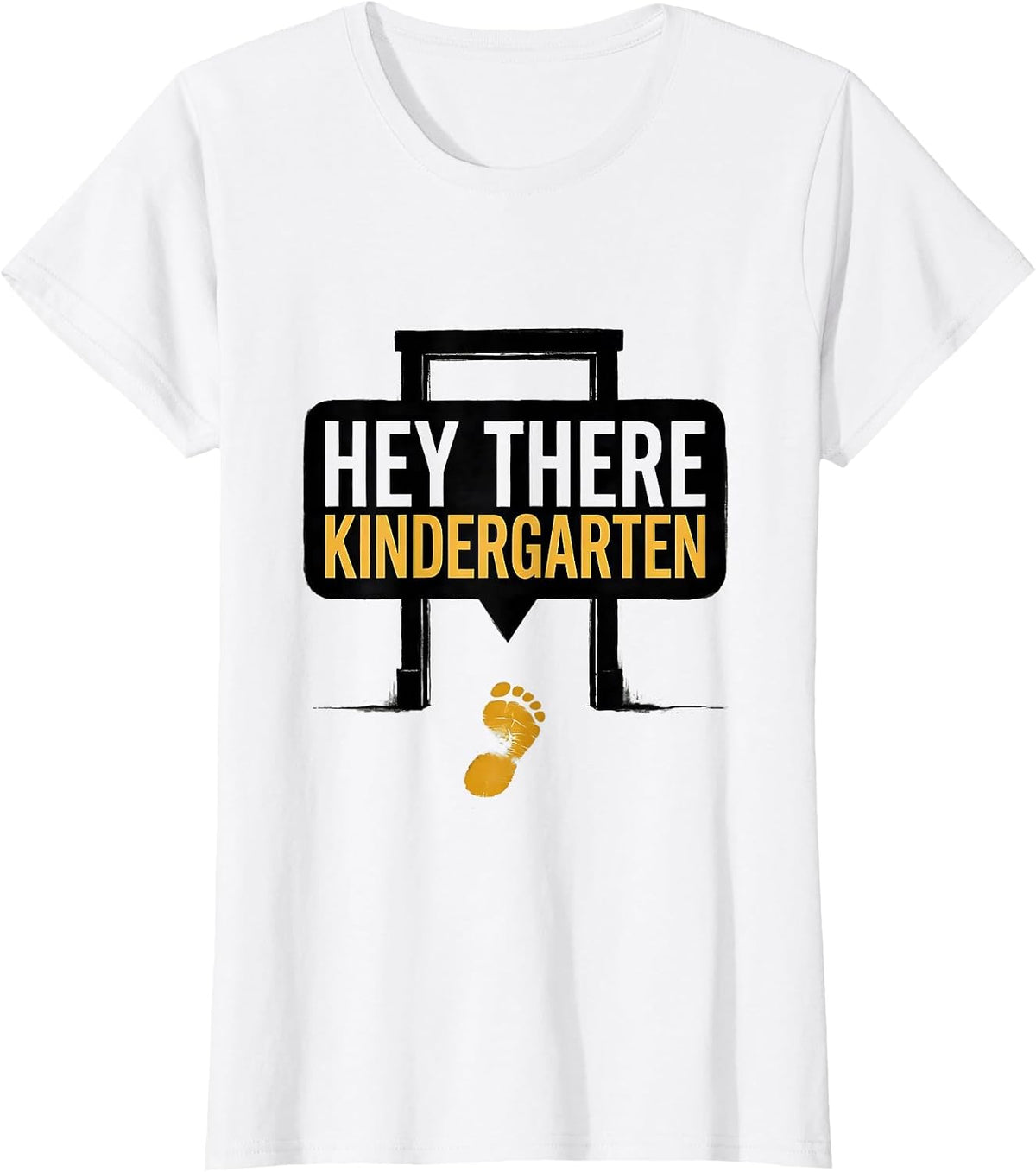 Hey There, Kindergarten Funny Teacher Crew Back To School T-Shirt - White