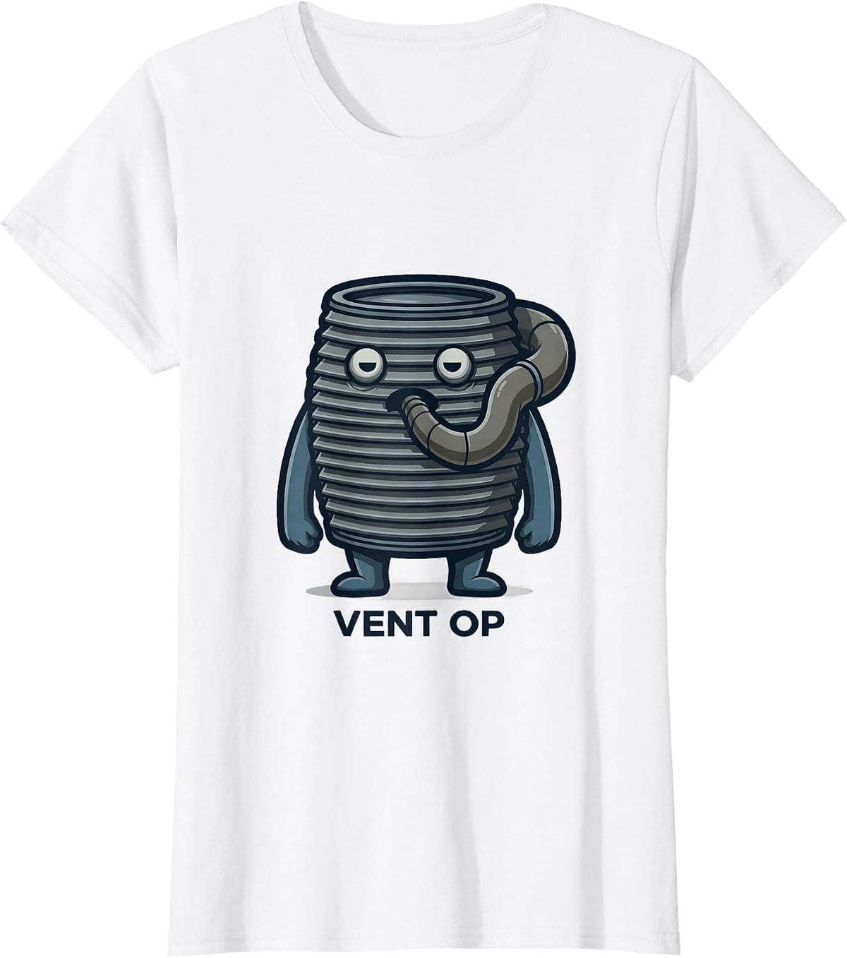 Vent Op Respiratory Therapist RT Care Week Medical T-Shirt - White