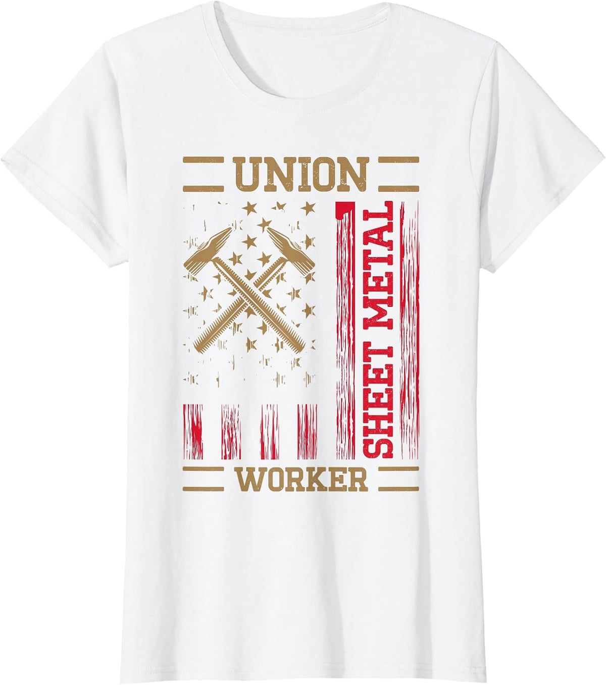 Journeyman Sheet Metal Worker Union Sheet Metal Worker T-Shirt - White