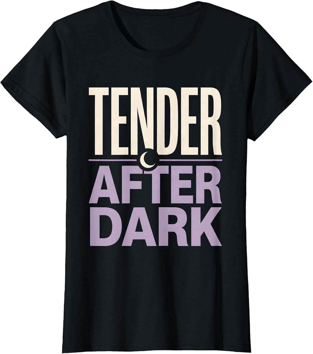 Tender After Dark Cute Goth Bunny Rabbit Kawaii Aesthetic T-Shirt - Black