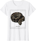 Women's Snake A Peek Field Guide Specimen Humor Reptile Lover T-Shirt - White