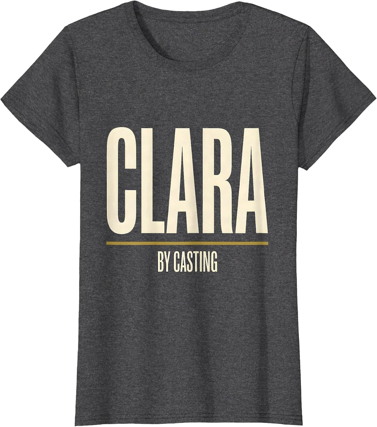 Women's Clara By Casting Nutcracker Dance Family Cast Keepsake T-Shirt - Dark Heather Grey