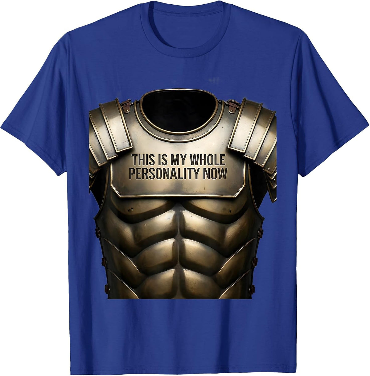 Men's This Is My Whole Personality Now Ancient Rome SPQR Latin T-Shirt - Royal Blue
