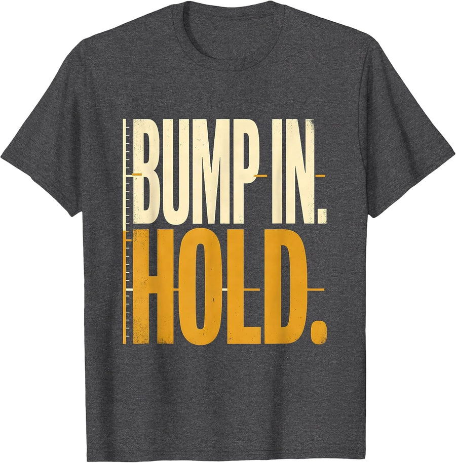 Men's Bump In. Hold. Patriotic Drag Racing RC Car Enthusiast Humor T-Shirt - Dark Heather Grey