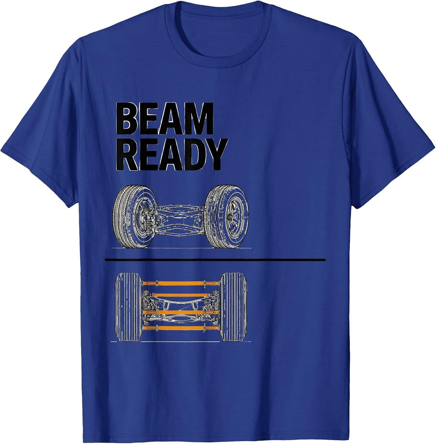 Beam Ready American Drag Racing RC Car Hobbyist T-Shirt - Royal Blue