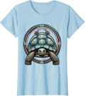Women's Desert Tortoise Western Wildlife Illustration T-Shirt - Baby Blue