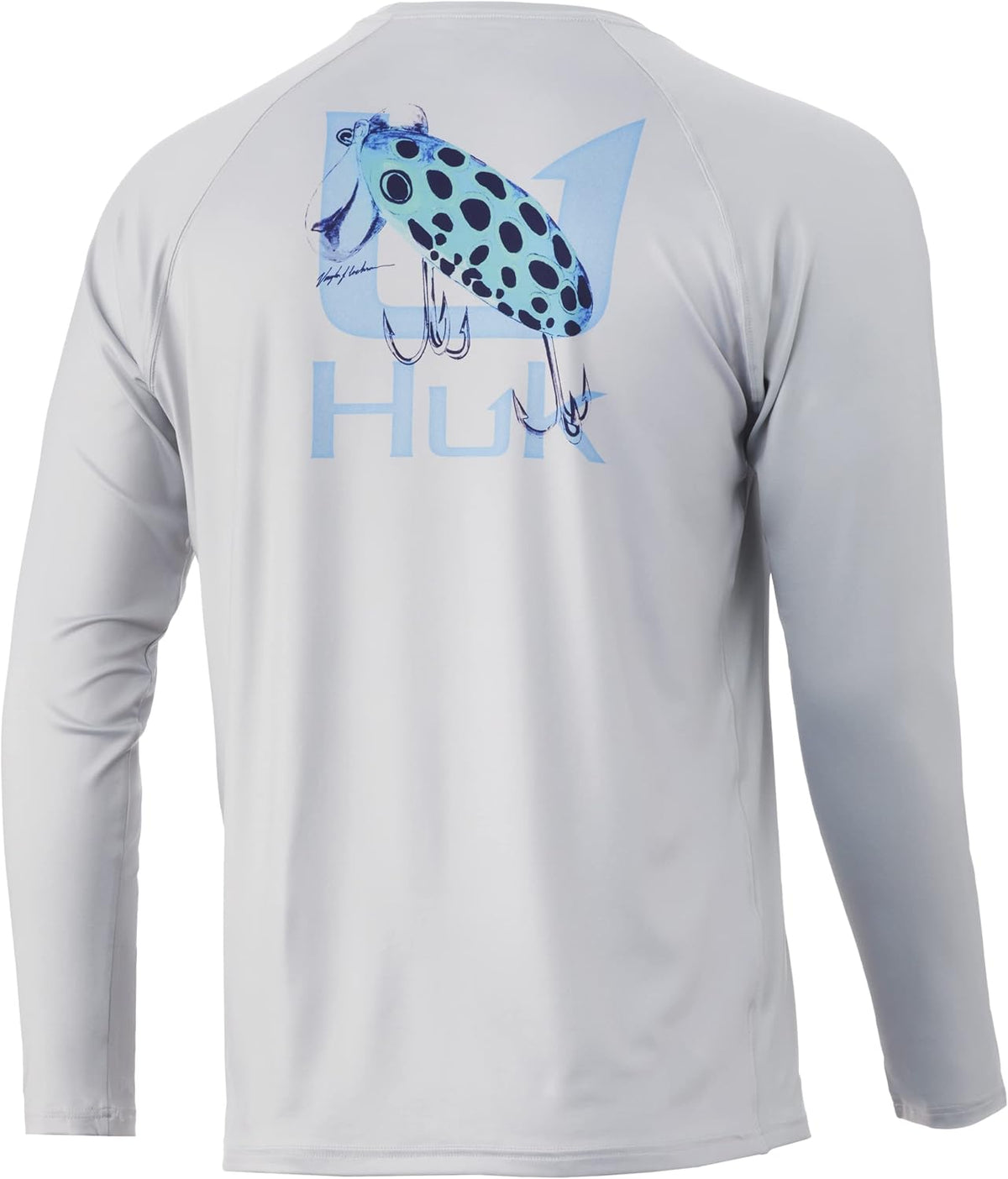 HUK Men's Vc Pursuit Long Sleeve Sun Protecting Fishing Shirt - Jitterbug - Oyster