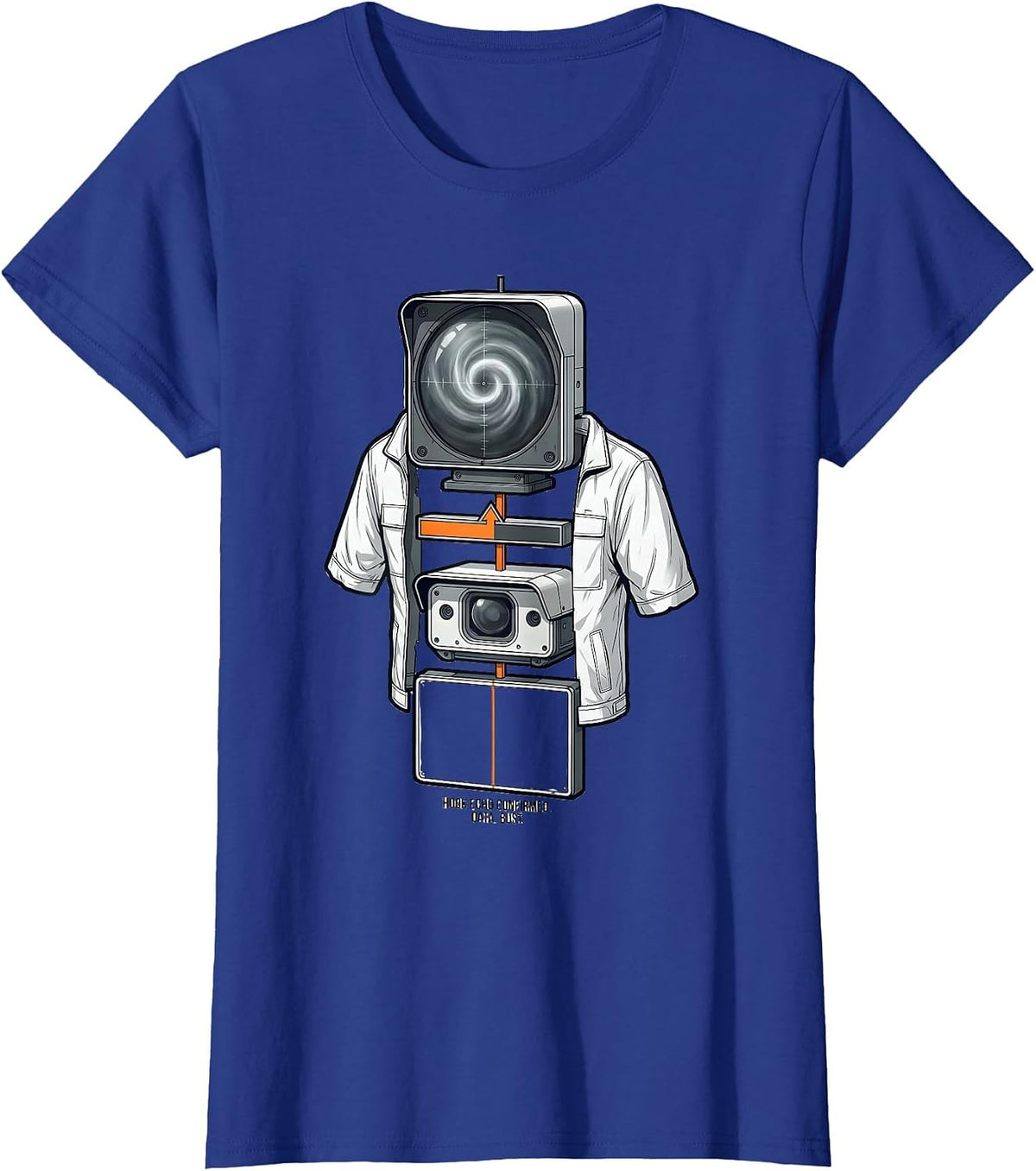 Women's Hook Echo Confirmed Data Bust Storm Chaser Meteorology Humor T-Shirt - Royal Blue