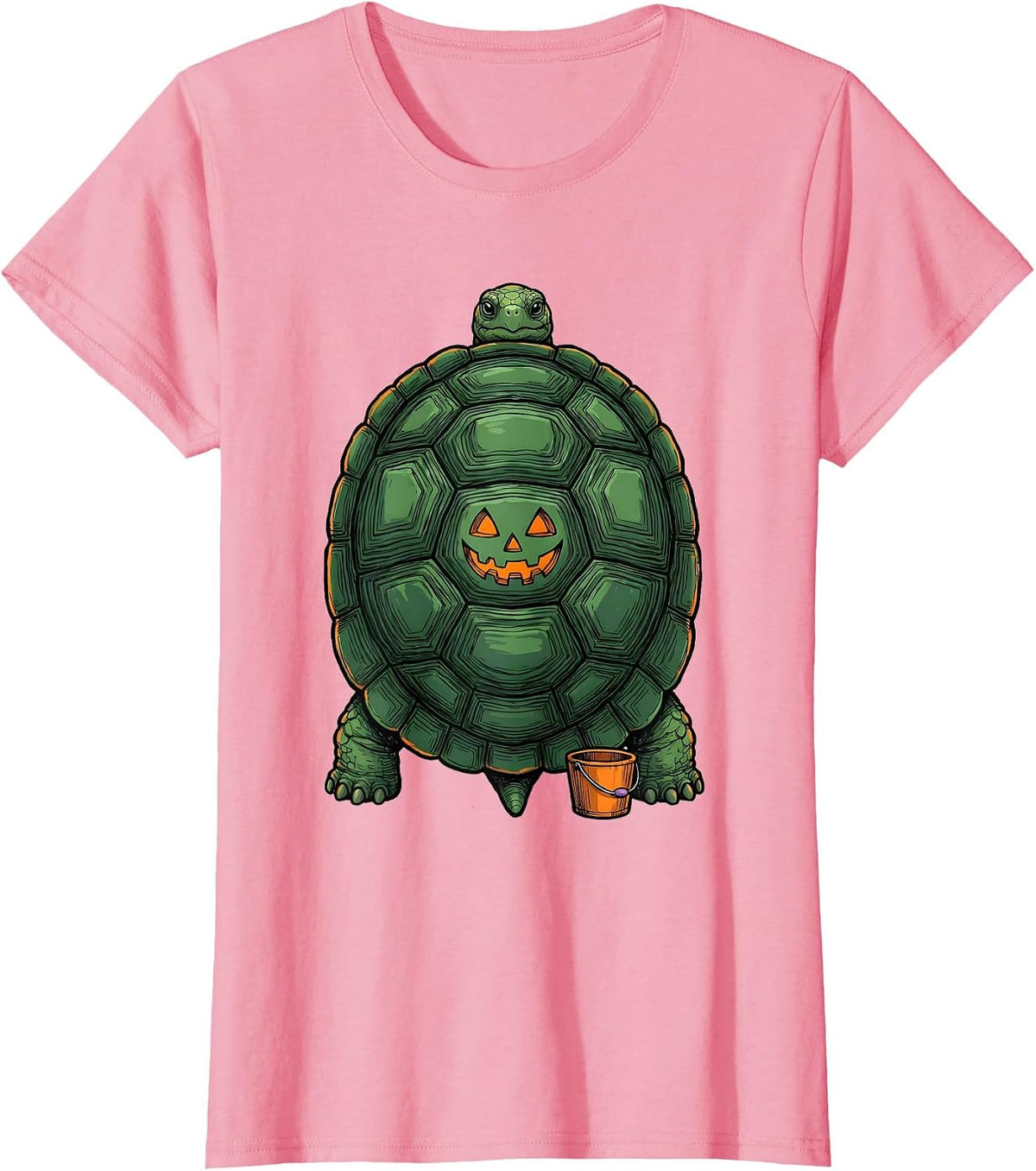 Women's Domed Tortoise Shell Halloween Costume T-Shirt - Pink