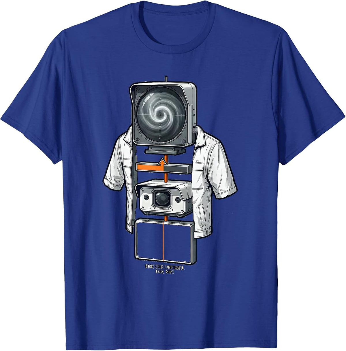 Men's Hook Echo Confirmed Data Bust Storm Chaser Meteorology Humor T-Shirt - Royal Blue