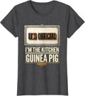 Women's It's Official, I'm The Kitchen Guinea Pig Funny Dad T-Shirt - Dark Heather Grey
