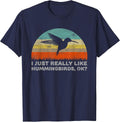 Funny I Just Really Like Hummingbirds OK T-Shirt T-Shirt - Navy Blue