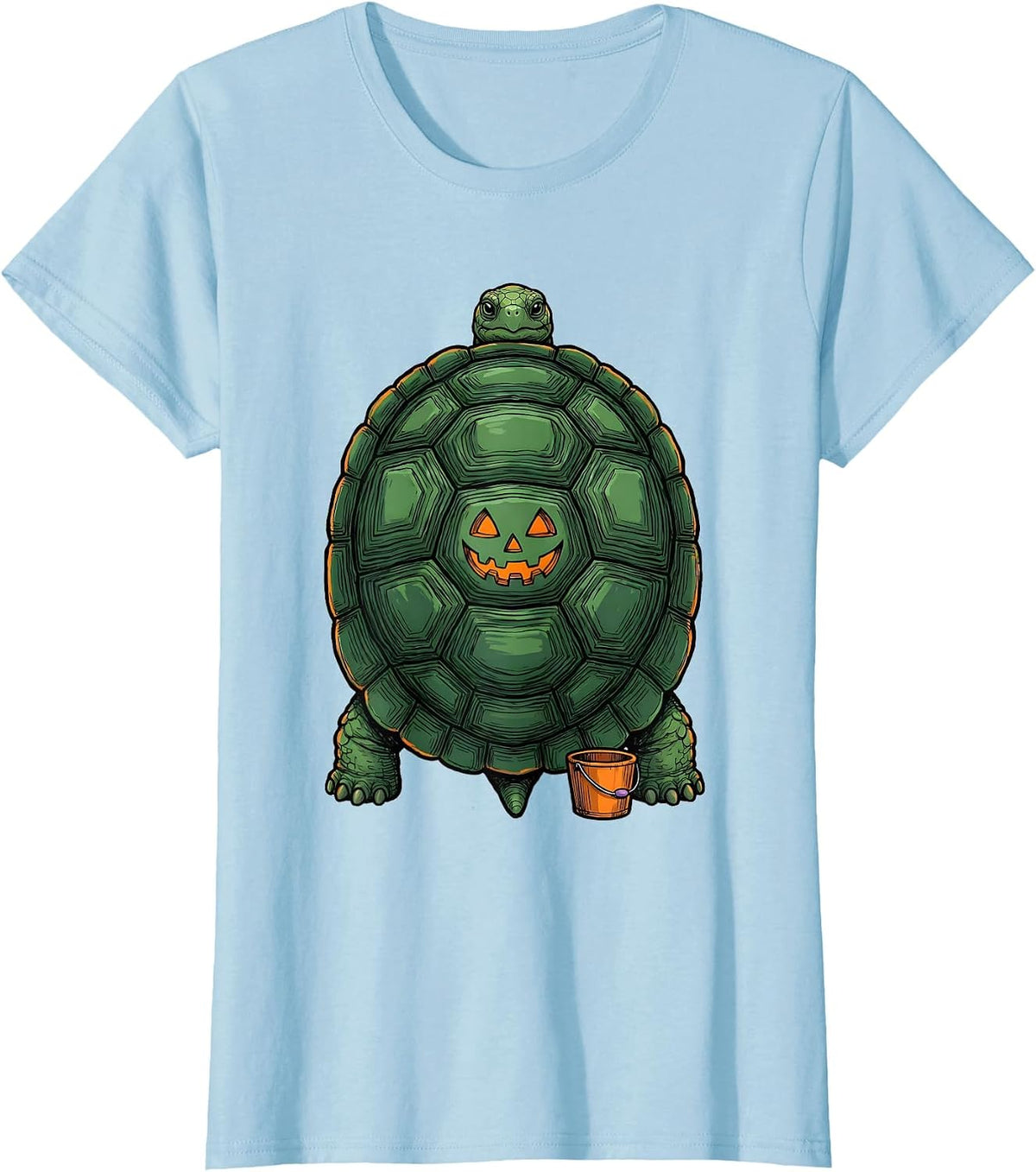Women's Domed Tortoise Shell Halloween Costume T-Shirt - Baby Blue