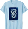 Men's Python regius Ball Python Funny Snake Owner Reptile Lover T-Shirt - Baby Blue