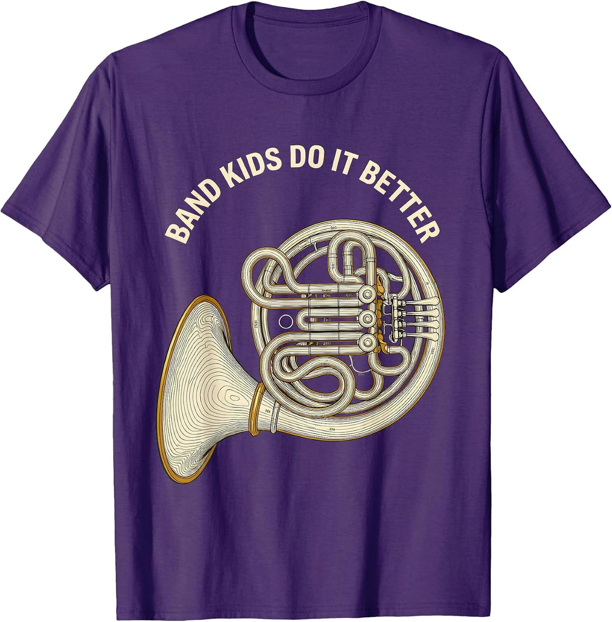 Men's Band Kids Do It Better Music Lover Design T-Shirt - Purple