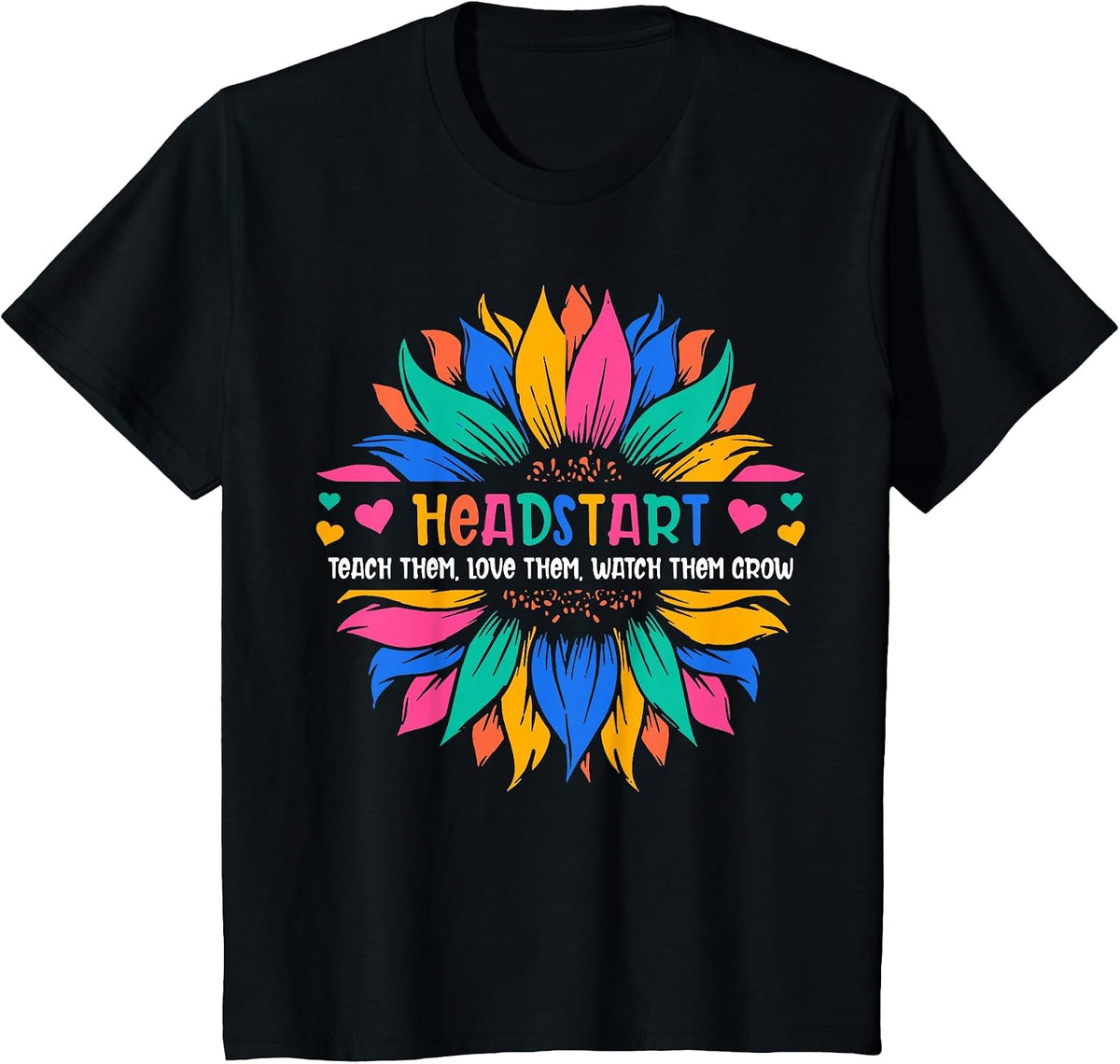 Headstart Teacher Early Childhood Educator T-Shirt - Black
