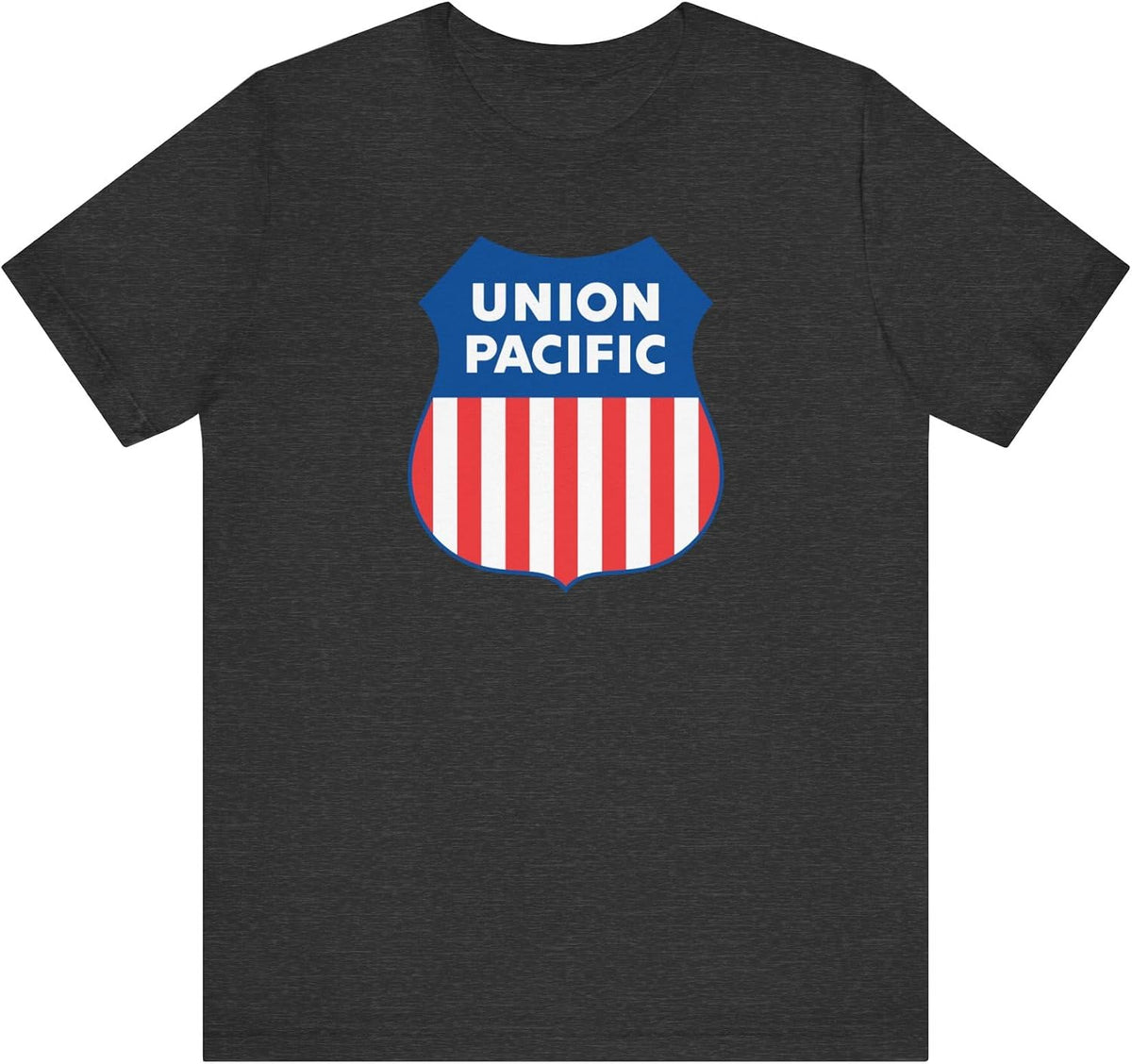 Union Pacific Logo T-Shirt | Heather Blend - Dark Grey Heather