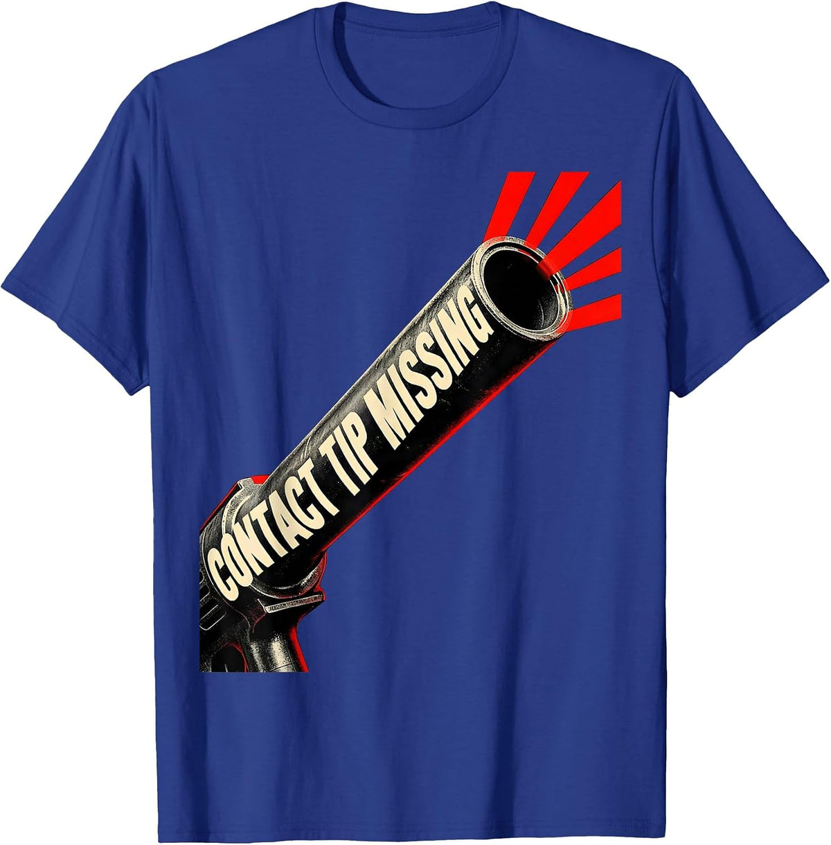 Contact Tip Missing Constructivist Poster Welder Metal T-Shirt - Royal Blue