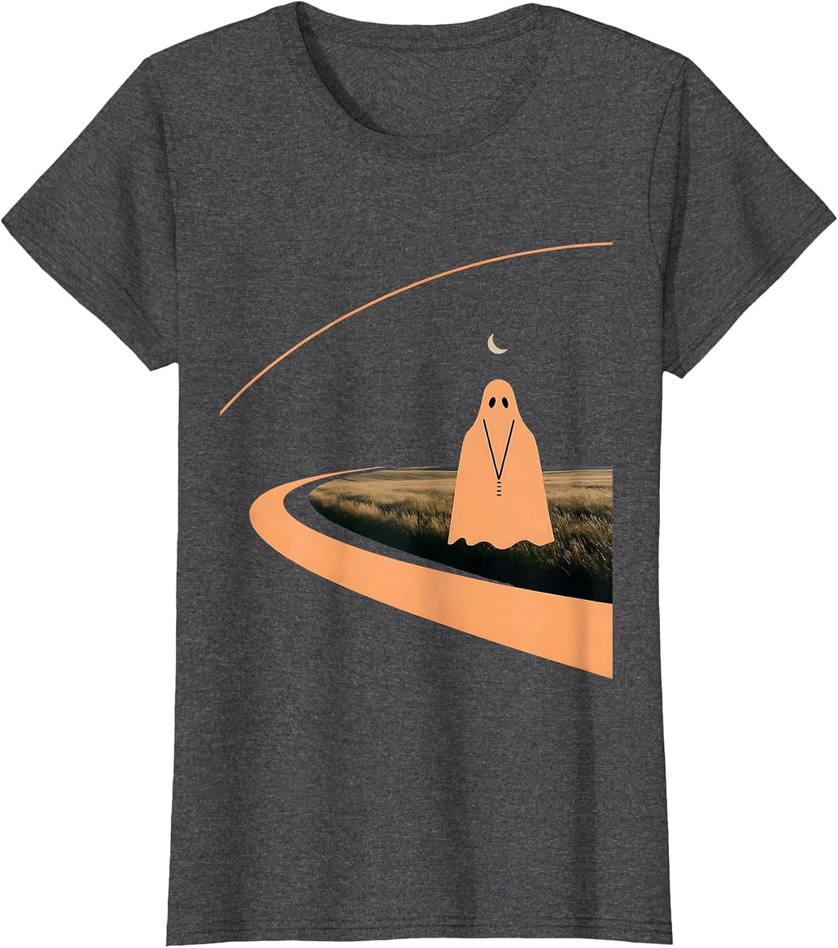 Women's Para Normal Activities Ghost Halloween Paraprofessional T-Shirt - Dark Heather Grey