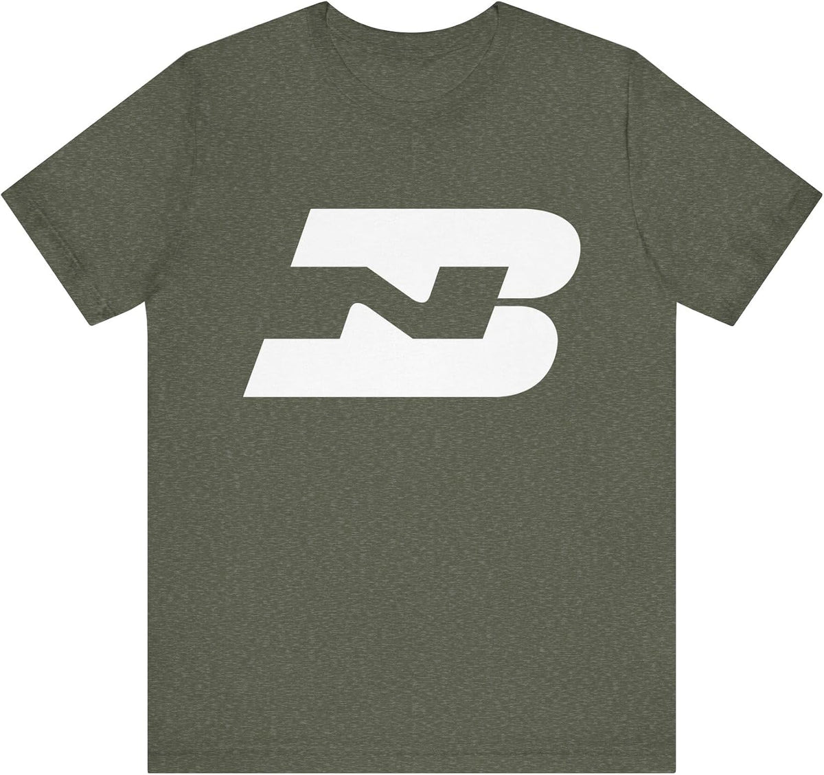 Burlington Northern (BN) Logo T-Shirt | Heather Green - Heather Military Green