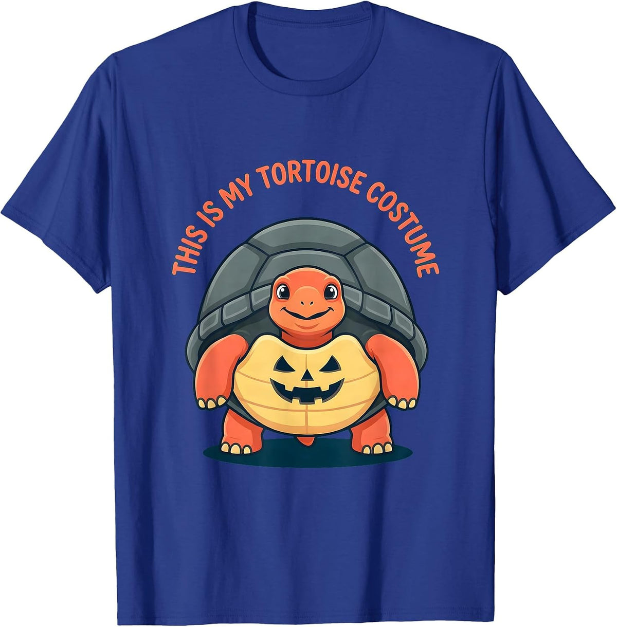 This Is My Tortoise Costume Funny Halloween Turtle Lover T-Shirt - Royal Blue