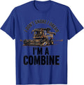 I Don't Snore I Dream I'm a Combine Funny Farm Gift T-Shirt - Royal Blue