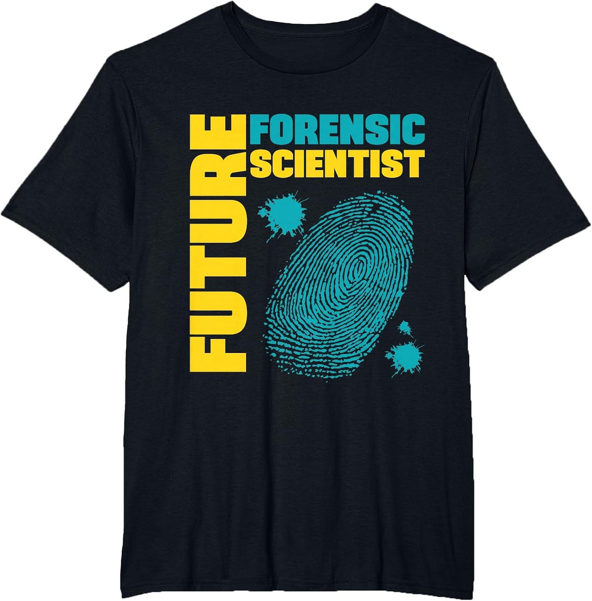 Future Forensic Scientist, Forensic Researcher T-Shirt - Black