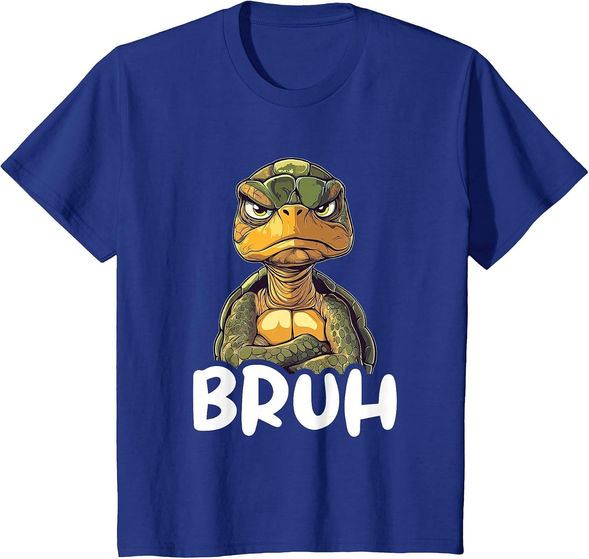 Turtle Lover Bruh Funny Turtle T-Shirt - Royal Blue