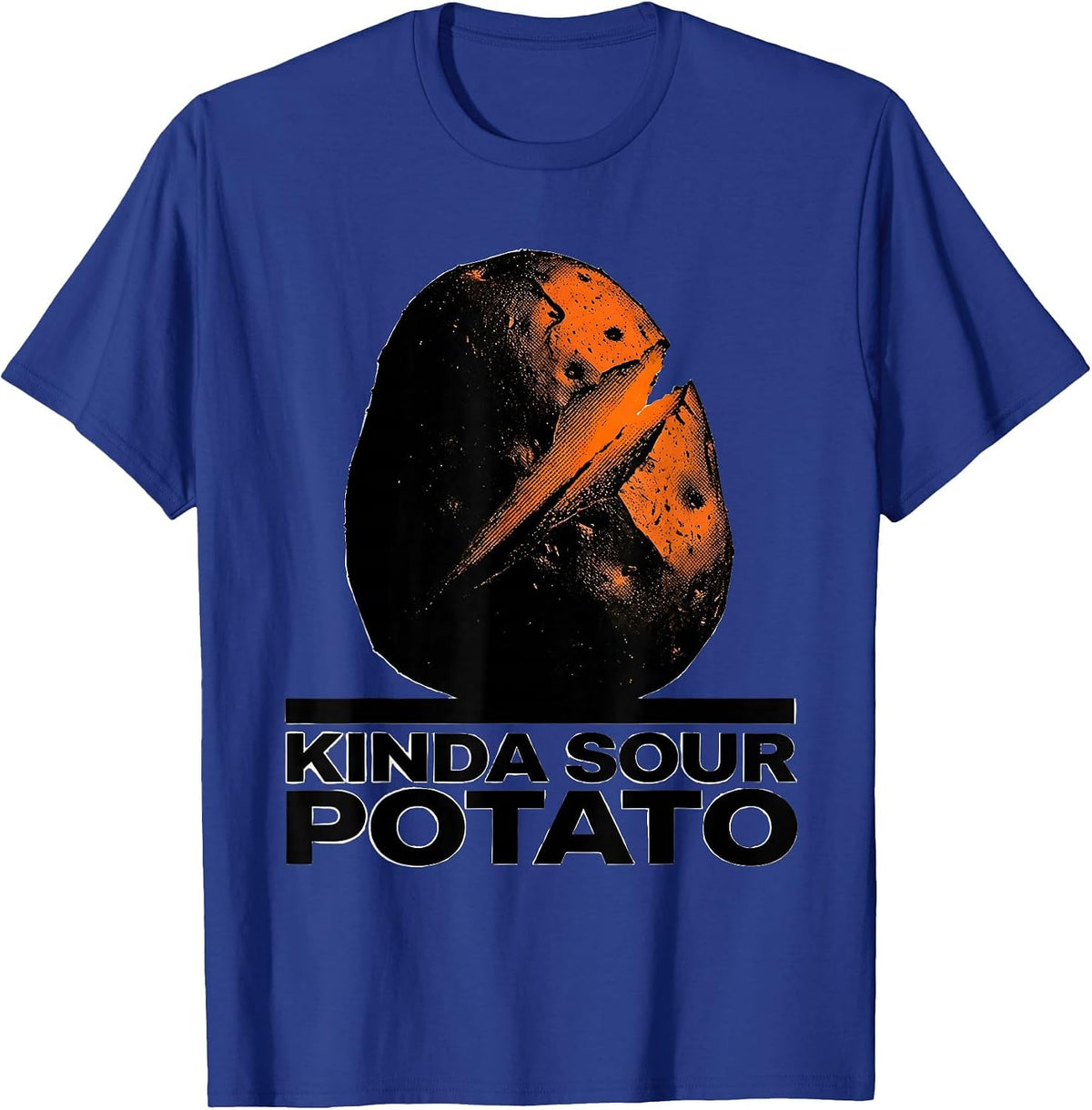 Men's Kinda Sour Potato Funny Potato Couple Thanksgiving Humor T-Shirt - Royal Blue