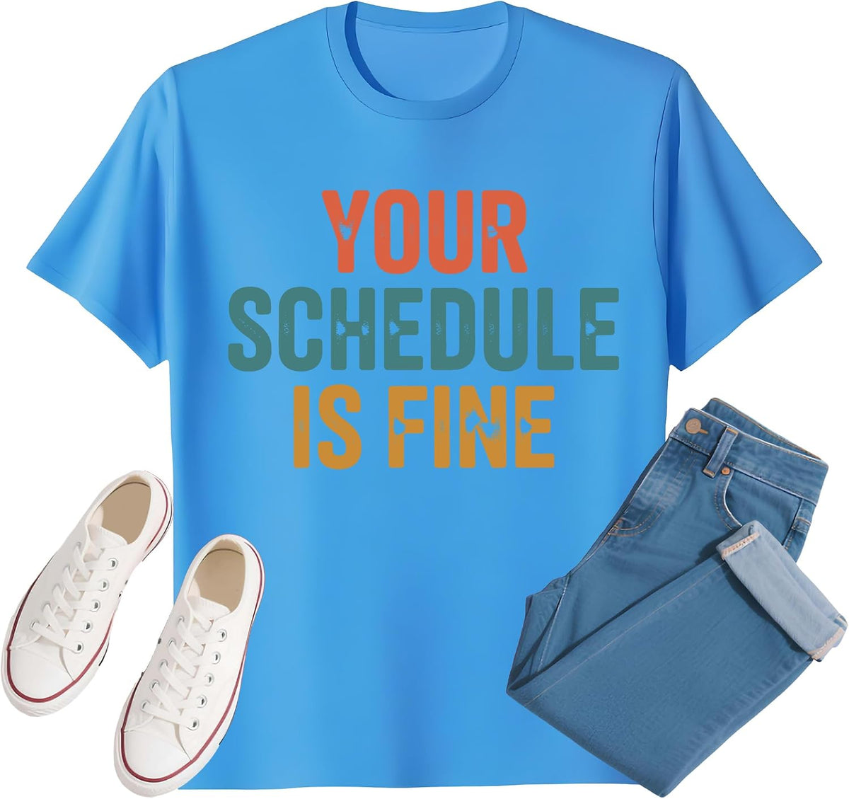 Your Schedule is Fine Shirt Your Schedule is Fine Tshirt Funny School Counselor T-Shirt for Women Men - Crewneck Carolina