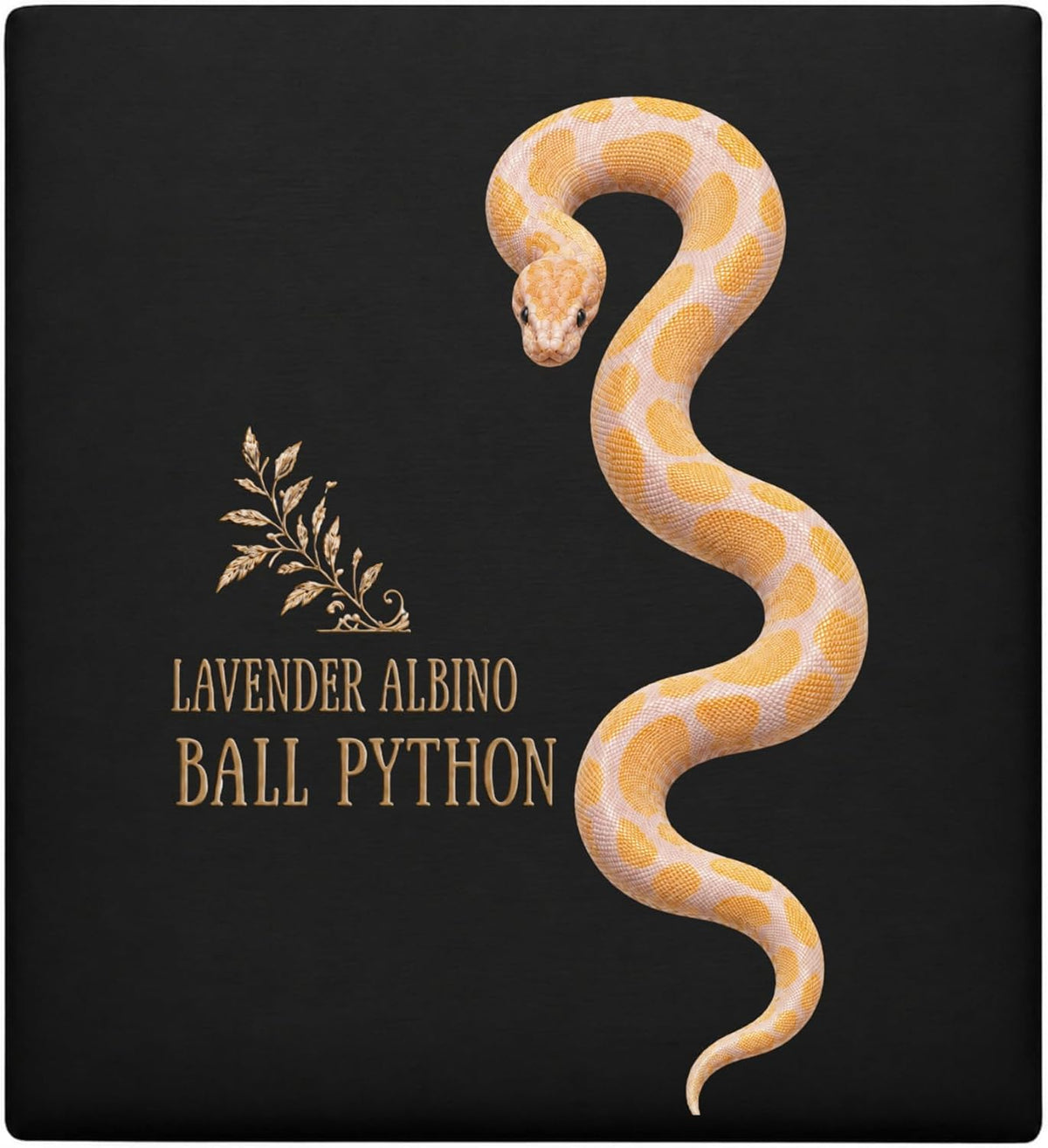 Lavender Albino Ball Python Morph T-Shirt, Snake Lover Reptile Expo Tee - Black