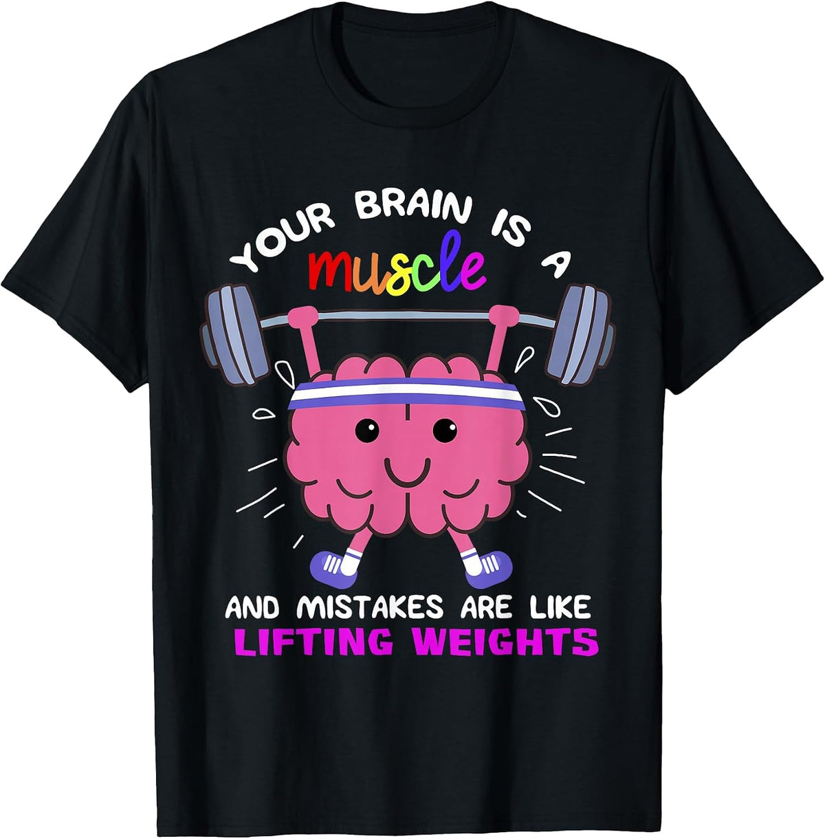 Growth Mindset Teacher Shirt, Inspirational Shirts T-Shirt - Black