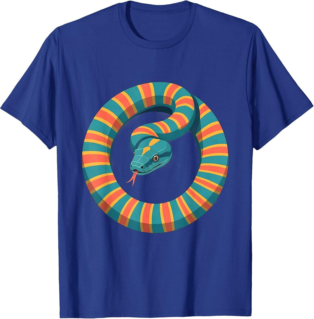 Ball Python Infinity Loop Snake Owner Humor T-Shirt - Royal Blue
