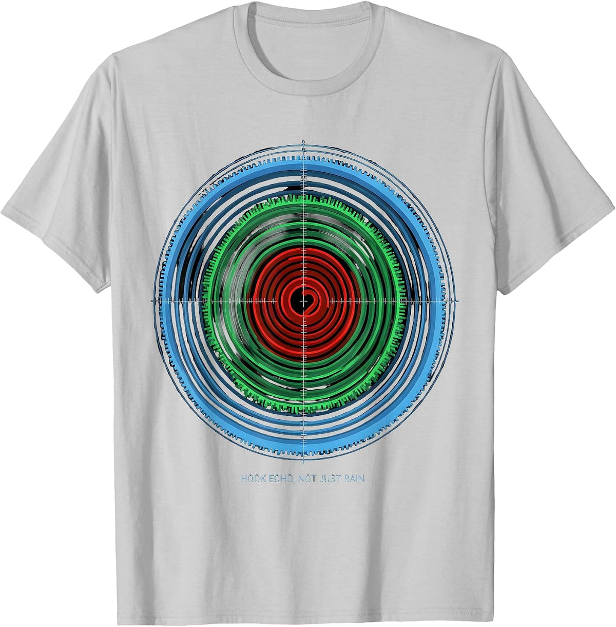 Men's Hook Echo Not Just Rain Storm Chaser Tornado Meteorologist T-Shirt - Silver Grey